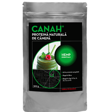 CANAH PROTEINA NATURALA DE CANEPA 500g magazin online