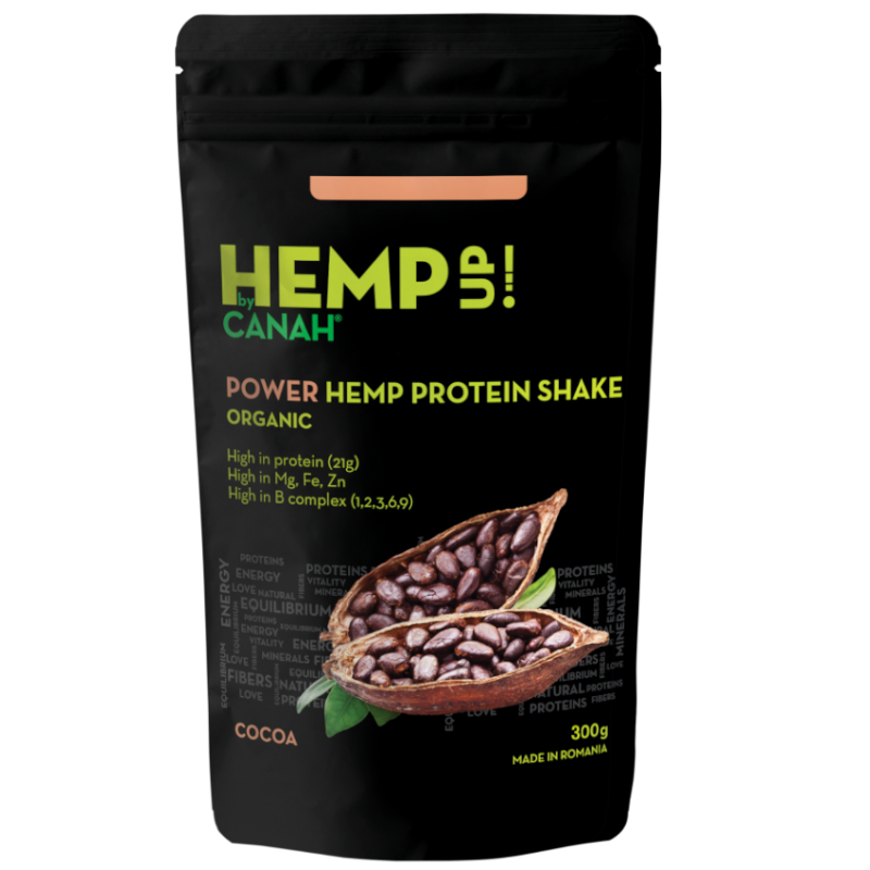 Shake proteic de cânepă ECO POWER Hemp Up 300 g