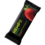 Organic HempBar strawberry 48g centrat