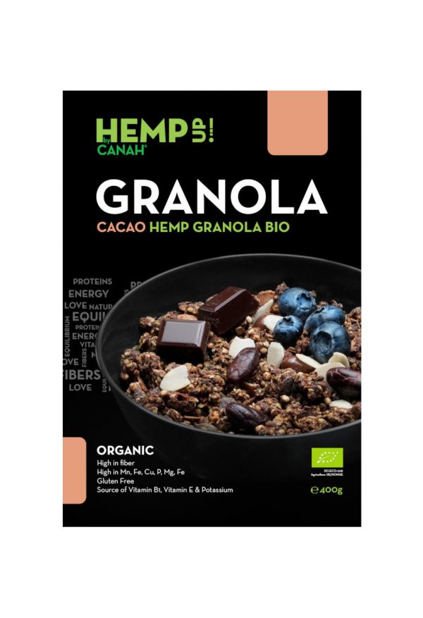 Granola Cacao ECO Hemp Up 400 g